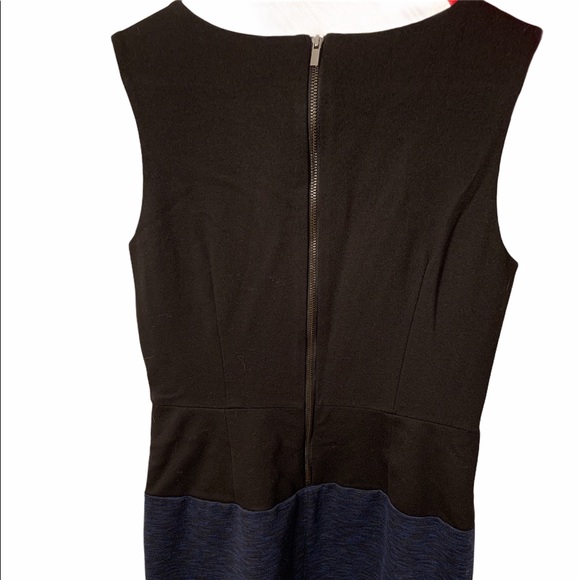Ann Taylor Navy and Black Sheath Dress - Picture 3 of 5